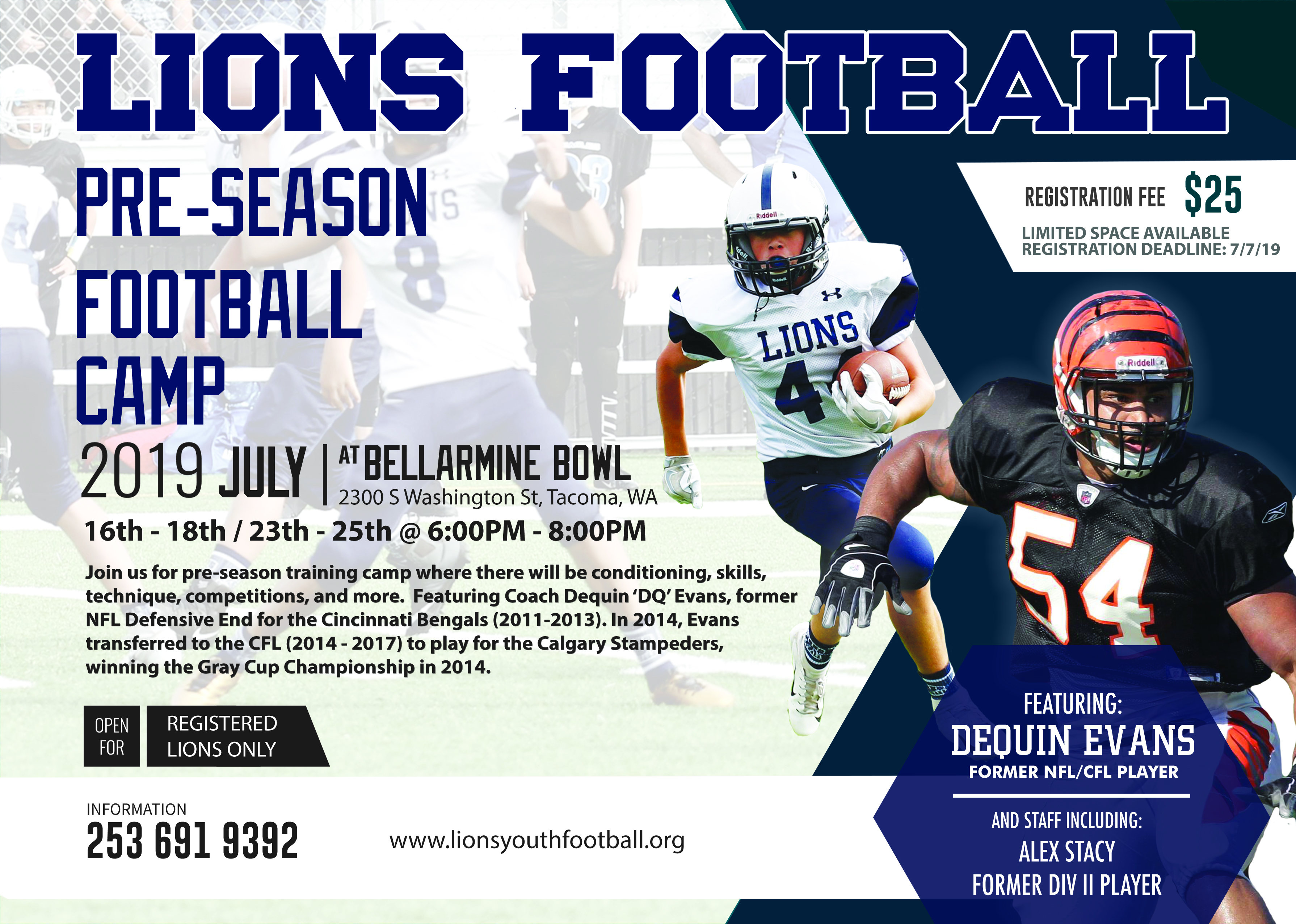 19 Lions Football Pre Season Training Camp Lions Youth Football Club